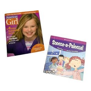 American Girl Sleepover Pjs SNOOZA PALOOZA & MAGAZINE Mini Doll Accessories Toys